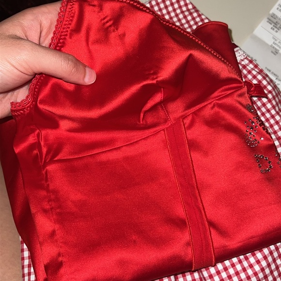 DOLCE & GABBANA RED HEART RHINESTONE TANK - Picture 13 of 16